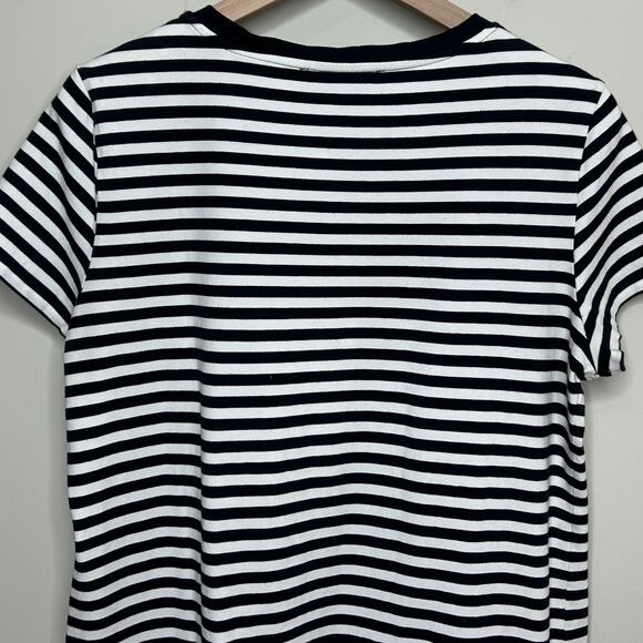 Tommy Hilfiger Striped Short Sleeve Dress Size L - Picture 8 of 9